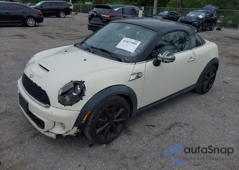 2013 Mini Coupe Cooper S from USA, damaged, VIN WMWSX3C53DT408734